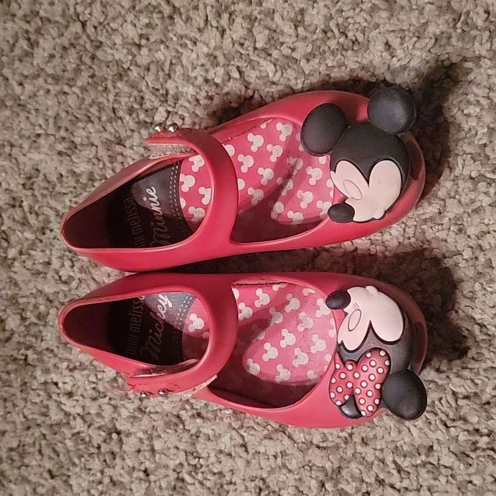 Mini Melissa Mickey and Minnie shoes
